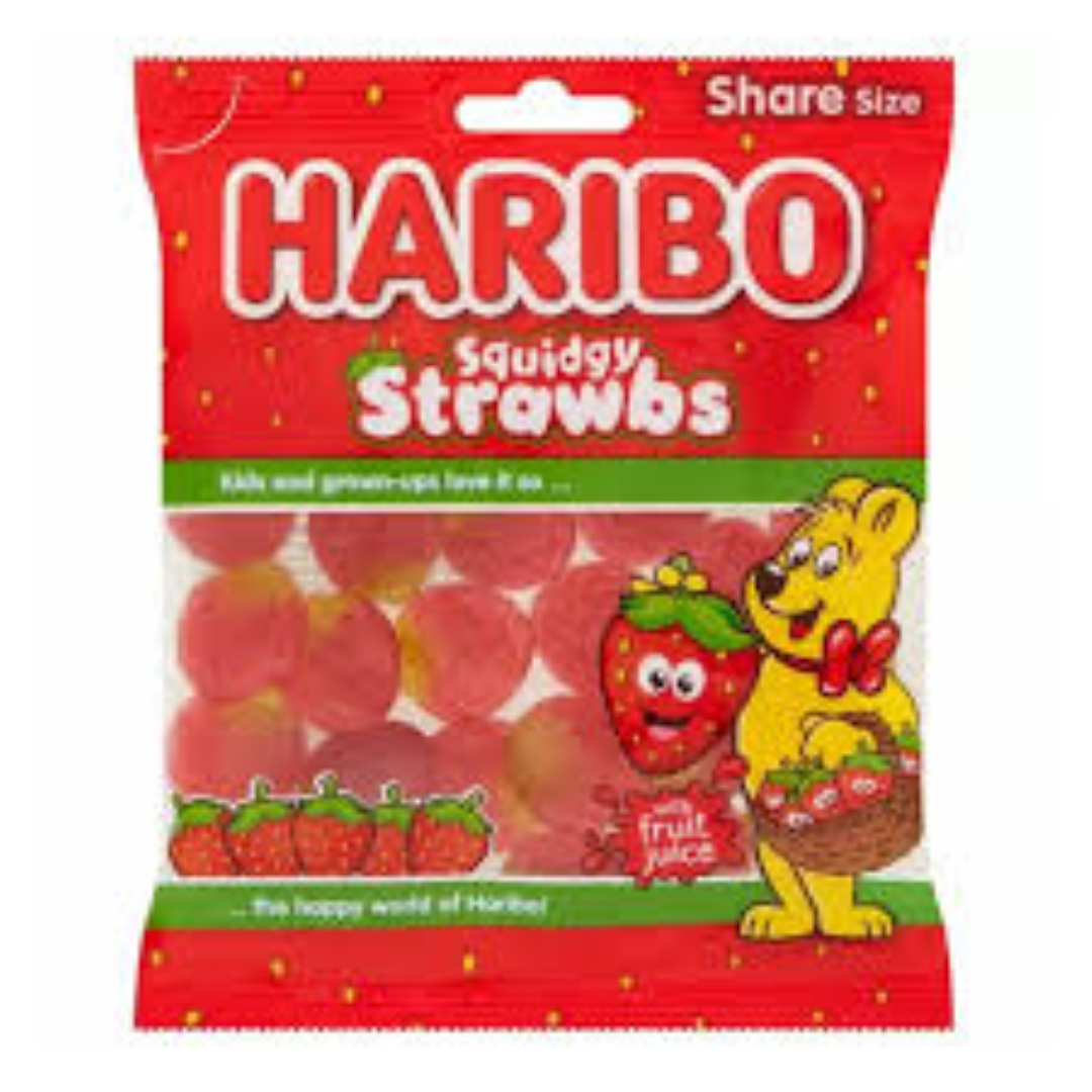 HARIBO SQUIDGY STRAWS 160G